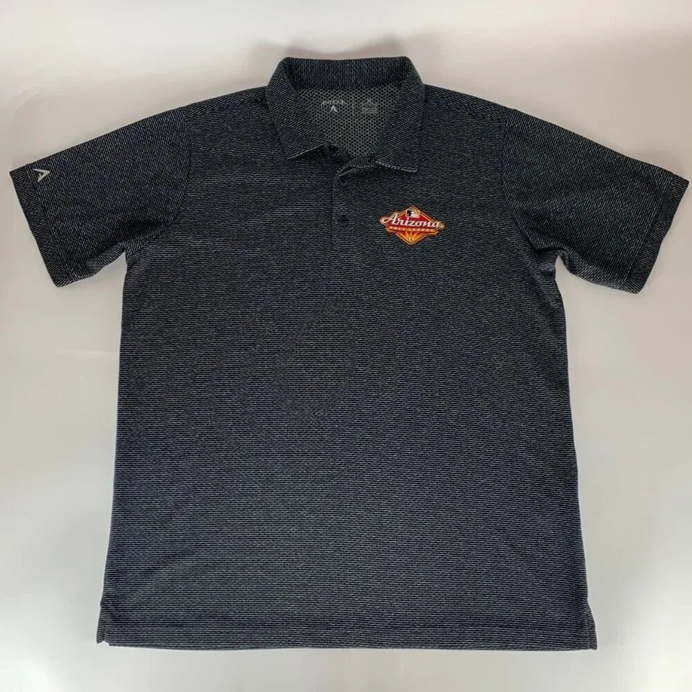 Lot of 3 Arizona Fall League AFL Multicolor Antigua Athletic Polo Shirt Mens XL